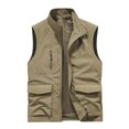 thumbnail image 2 of Birdeem Mens Work Clothes Jacket Solid Color Stand Collar Multiple Pockets Outdoor Sports Photography Leisure Coat, 2 of 10