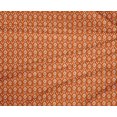 thumbnail image 4 of oneOone Polyester Lycra Orange Fabric Geometric Bandhani Fabric For Sewing Printed Craft Fabric By The Yard 56 Inches Wide, 4 of 4