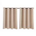 thumbnail image 4 of 2PC Insulated Foam Lined Heavy Thick Grommet Window Curtain Panels, 4 of 4