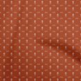thumbnail image 1 of oneOone Georgette Viscose Orange Fabric Cactus Sewing Craft Projects Fabric Prints By Yard 42 Inch Wide, 1 of 5