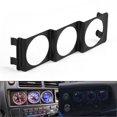 thumbnail image 2 of User Friendly Gauge Holder Pod Panel for Car Stereo Radio Slot Single Din, 2 of 3
