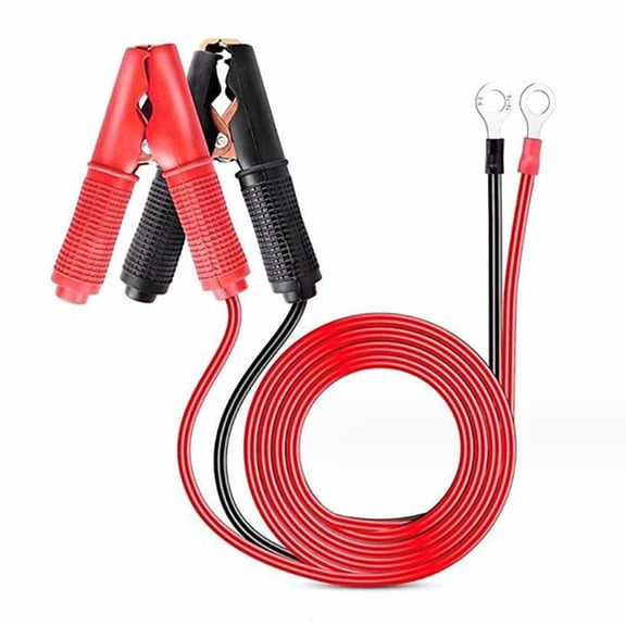 2 Pcs Câble de Batterie Automobile 30A avec Pince Crocodile Câble d'Extension Adapté aux Batteries Intégrées Pince de Batterie
