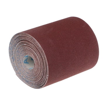 KLKCMS Rouleau de Tissu Émeri 6/8/10 m, Papier Sablé à Grain 180 pour Nettoyer Raccord de Tuyau en Cuivre 6 m