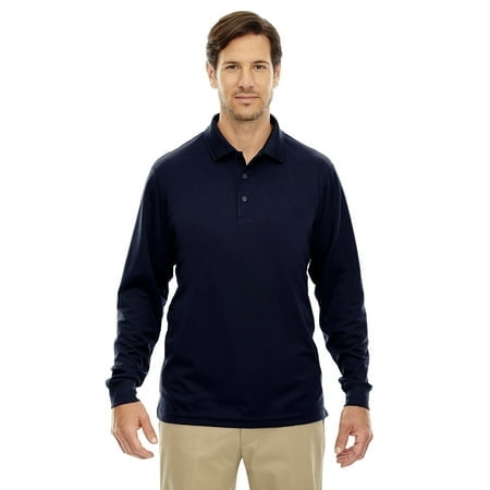 Ash City - Core 365 Polo Piqué à Manches Longues Performance pour Hommes Grands
