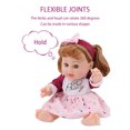 thumbnail image 2 of Cute Baby Doll Playsets With Movable Arms & Legs Simulation Sounds Kids Toy, 2 of 4
