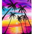 thumbnail image 1 of Peinture par Numéros de Paysage de Cocotiers, 1 of 7
