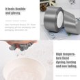thumbnail image 4 of ORUYROP 1-1/2 Inch Wide Double Face Satin Ribbon-25 Yards，Gift Bag Decoration Wedding Chair Back Handmade Bow (Silver Gray), 4 of 7