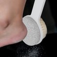 thumbnail image 3 of Shower Brush with Foot Scrubber, Double Sided Foot File Pumice Stone and Shower Brush  for Shower Deep Cleansing, 3 of 7