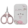 thumbnail image 2 of Embroidery Scissors,  Stainless Steel Embroidery Scissors Small Portable Tailor Handicraft Shears for Sewing Crafting Art Work, 2 of 7