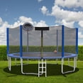 thumbnail image 4 of Gymax 12FT Trampoline Replacement Safety Pad Bounce Frame Waterproof Spring Cover Blue, 4 of 8