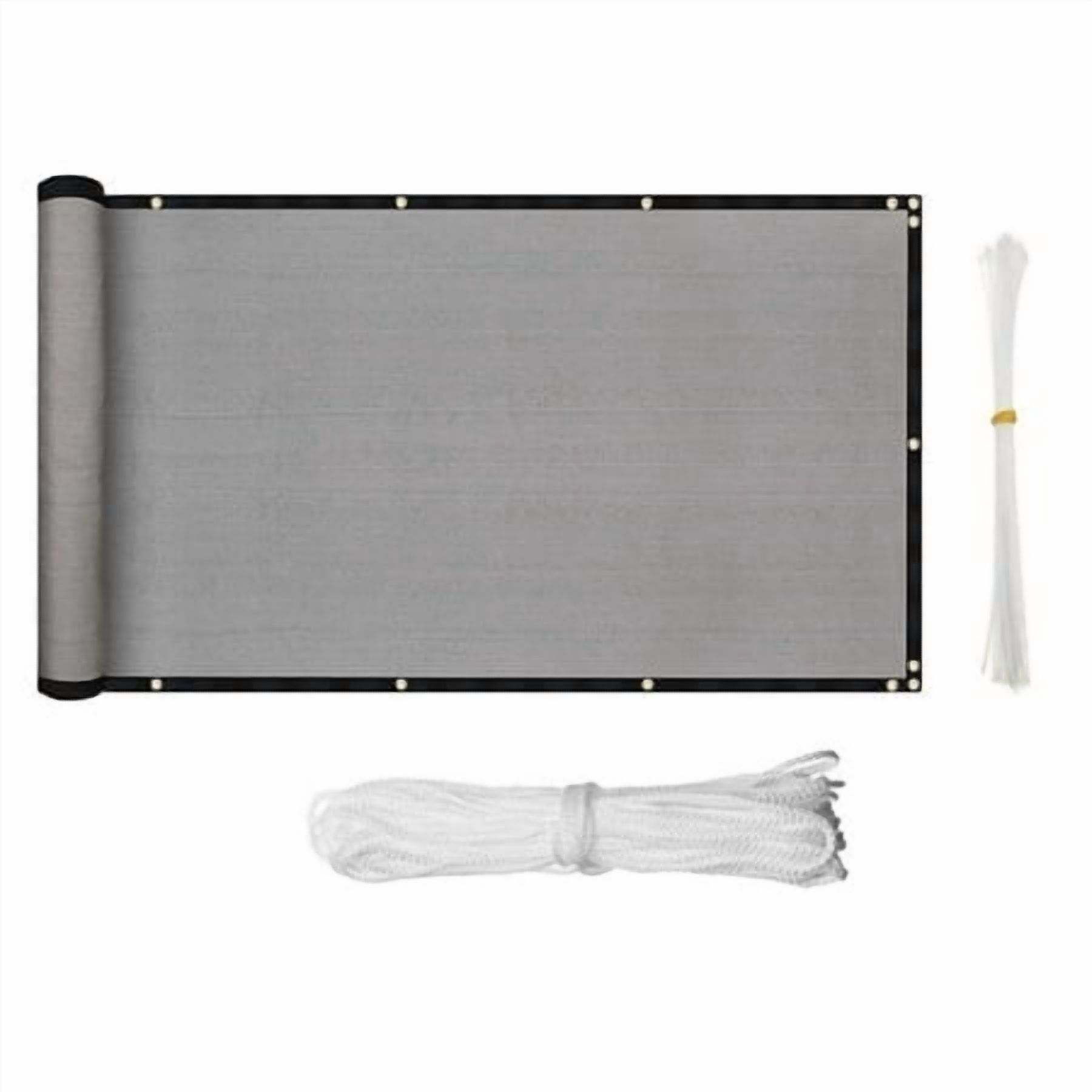 Balcony Shade Net Balcony Privacy Screen Cover Weather-Resistant Fence Privacy Screen Cover Windscreen for Outdoor Backyard Patio