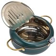 thumbnail image 1 of Frying Pot, Stainless Steel Non Stick  Cooking Fryer Temperature Controllable Portable  For Camping For Picnic For Household Black Green,Stainless Steel Color, 1 of 8