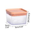thumbnail image 3 of Bigersell Food Storage Containers with Lids Airtight Stackable Clear Plastic Food Containers Rectangular for Cereal, Rice, Flour and Sugar Kitchen Pantry Organization Food Storage Canisters D, 3 of 3