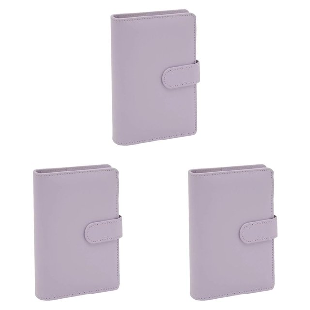 CUITING Journaling Notebooks 6 Ring A6 Mini Budget Saving Notebook Planner with 80 Lined Sheets Composition Notebook Wide Ruled