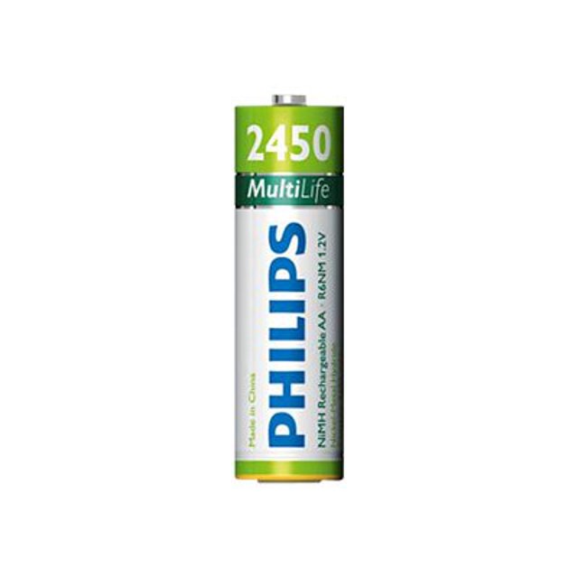 Philips Multilife R6B4A245 - Battery 4 x AA type - NiMH - ( rechargeable ) - 2450 mAh