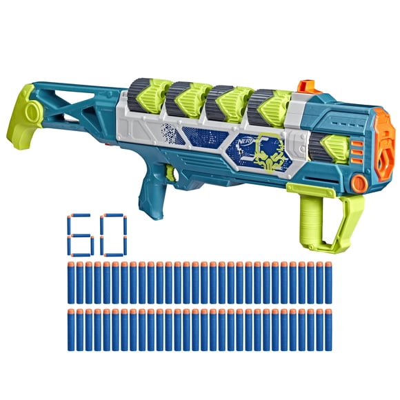 Nerf Elite Rebel Ops Doom Cannon Blaster, 60 Nerf Elite Darts & 5 Supershells