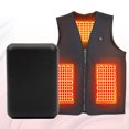 thumbnail image 3 of Innerwin Power Bank USB Changing Battery Charger Rechargeable Heated Vest Heating Jacket Bundle 5V 3A Warmer Lightweight 100000mAh, 3 of 5