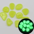 thumbnail image 3 of 100 Pieces -the-Dark Garden Pebbles, Luminous And Powered By Light And bright yellow, 3 of 8