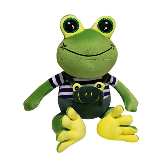 Jouet en Peluche Grenouille Géante Jouet Doux Grande Grenouille Verte Jouet en Peluche Accompagne Poupées Endormies Cadeaux d'Anniversaire