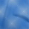 thumbnail image 1 of oneOone Silk Tabby Medium Blue Fabric Geometric Craft Projects Decor Fabric Printed By The Yard 42 Inch Wide, 1 of 4