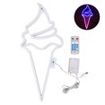thumbnail image 3 of Ice Cream Neon Light, Remote Control Safe Neon Sign Decorative  For Home For Party For Restaurant Colorful + Warm White,White + Warm White,White + Colorful,White + Pink,White, 3 of 8
