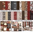 thumbnail image 2 of Inkdotpot Coffee Theme Collection Double-Sided Scrapbook Paper Kit Cardstock 12"x12" Card Making Paper Pack With Sticker Sheet - 16 Pages - Brown & Black, 2 of 4