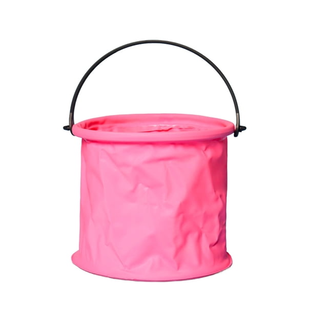 Folding Portable Water Storage Bucket for Outdoor Travel Car Washing and Children Use 5 Color Options