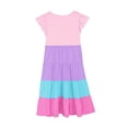 thumbnail image 4 of Plebaso Robes d'Été Décontractées pour Bébés Filles à Manches Volantées, Col Rond, Couleur Unie, Robe à Volants, Vêtements de Mode pour Filles, 4 of 5