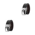 thumbnail image 1 of Langgg Mens Belt Handmade With Meticulous And Precise Craftsmanship For Any Occasion L63 Chromium Black 2Set, 1 of 6