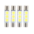 thumbnail image 2 of 4 X White LED ST6-5050-3SMD 29mm B6LED Fuse Visor Vanity Mirror Light Bulbs Makeup Mirror Light Sun Visor Map Lights, 2 of 10