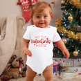 thumbnail image 2 of MIASHUI Barboteuse Garçon Fille Saint-Valentin Manches Courtes Justaucorps Vêtements, Rouge, 0-3 Mois, 2 of 4