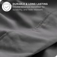 thumbnail image 4 of Ivy Union Microfiber Sheet Set - Breathable - Deep Pocket, King, Gray, 4 of 6