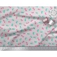 thumbnail image 3 of Soimoi Gray Modal Satin Fabric Bow & Stripe Decor Fabric Printed Yard 42 Inch Wide, 3 of 5