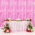 thumbnail image 2 of CHOK Rideau à Franges en Feuille 2/3 Pcs Rideau de Porte Guirlande Métallique Toile de Fond Photo Fête Décoration de Mariage 3ftx8ft, 2 of 5