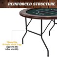 thumbnail image 3 of Barrington Billiards Poker Table with Rails, Cup Holders, Chips & Cards, 3 of 8