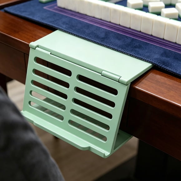Support de Mah-Jong Pliable Style Coulissant sous la Table Porte-Cartes / Accessoire de Mah-Jong Portable Gain de Place pour Salle de Jeux à la Maison / Plateau Pliable Support pour Tuiles de Mah-Jong, Cartes, Soirées de Jeux, Voyage