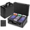 thumbnail image 1 of MIXPOET Boîte de Rangement pour Top Loader, Étui de Rangement pour Cartes Classées, Boîtes de Rangement pour Cartes de Collection, Étuis pour Cartes de Sport, Support de Cartes PSA MTG CSG BGS Top Loaders à une Touche, Étuis Organisateurs, 1 of 7