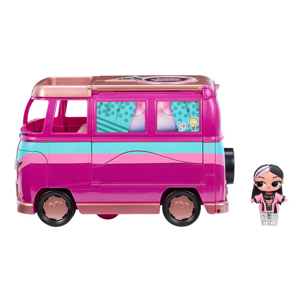 Autobus de tournée LOL Surprise! Music Festival – ensemble de jeu 5 en 1, poupée exclusive incluse, excellent cadeau pour les enfants de 4 ans et +