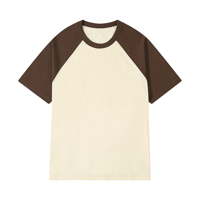 LUOGENLI T-shirts pour Homme pour Hommes T-Shirt Patchwork à Col Rond T-Shirt à Contraste de Couleurs Rétro à Épaules Lourdes T-Shirt Uni Ample à Manches Courtes 4xlt T-shirts pour Hommes T-shirts Graphiques Vêtements d'Été Brun TTTTG