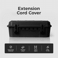 thumbnail image 2 of Outdoor Weatherproof Connection Box, Ip54 Water- Extension Cord Connection Box, Electrical Box to Protect Black, 2 of 6