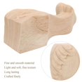 thumbnail image 4 of LYUMO Pied de Garde-Robe, 4 Pcs Pieds Sculptés pour Armoire Canapé Placard Pied de Table Basse Accessoires pour Hôtel, 4 of 8