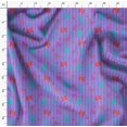 thumbnail image 4 of Soimoi Purple Velvet Fabric Bow & Stripe Print Fabric by the Yard 58 Inch Wide, 4 of 5