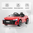 thumbnail image 3 of OLAKIDS Kids Ride on Car, Licensed 12V Electric Vehicle with Remote Control, Battery Powered Toddlers Toy with Spring Suspension, Headlights, Music, MP3, USB, TF, 3 of 9