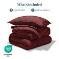thumbnail image 4 of Bare Home Down Alternative Comforter Set - 2-Pieces - All Seasons - Twin/Twin-XL, Heather Rose, 4 of 5