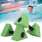 2PCS Children Dumbbell, EVA Water Weight Dumbbell, Water Dumbbell, Gym School for Children Swimming Blue,Red,Green