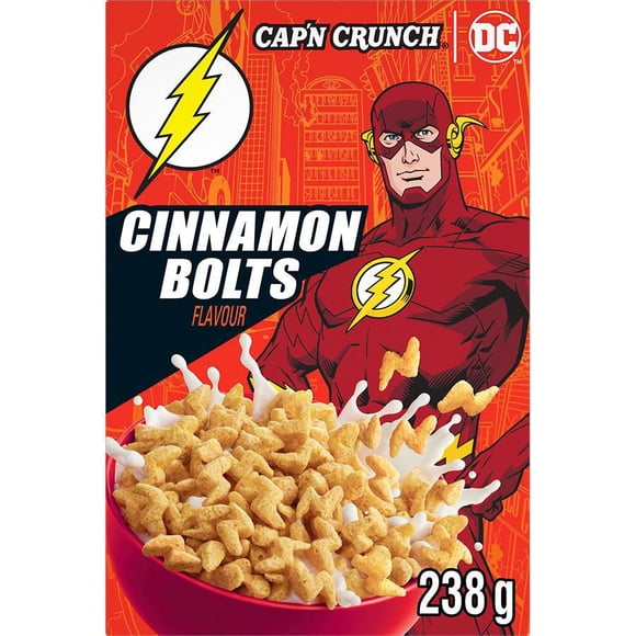 Cap'n Crunch Cereal The Flash Cinnamon Bolts