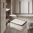 thumbnail image 3 of Foldable EVA Storage Box, Under Bed Storage Organizer for Blankets and Pillows, Moistureproof and Odorless Storage Bin, Space Saving Closet and Dorm Organization, 3 of 7