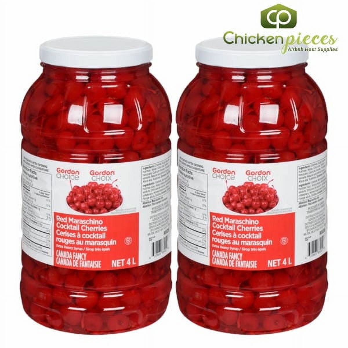 Marachino Cherries With Stem bulk 4L/8.45 LBS - Walmart.ca