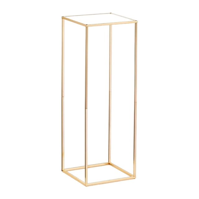simhoa Wedding Flower Stand,Floral Display Rack Wedding Centerpieces Vase Column Geometric Centerpiece Stand,for T Stage,Living Room 80cmx27cmx27cm