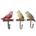 thumbnail image 2 of American Style Hook Creative Bird Set Three Coat Hook Porch Key Hook Wall Hanging Coat Hook Decorative Hook Suitable for Storage and Finishing Coats, Scarves, Hats, 2 of 9